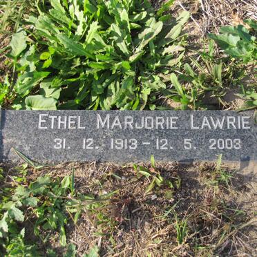 LAWRIE Ethel Marjorie 1913-2003