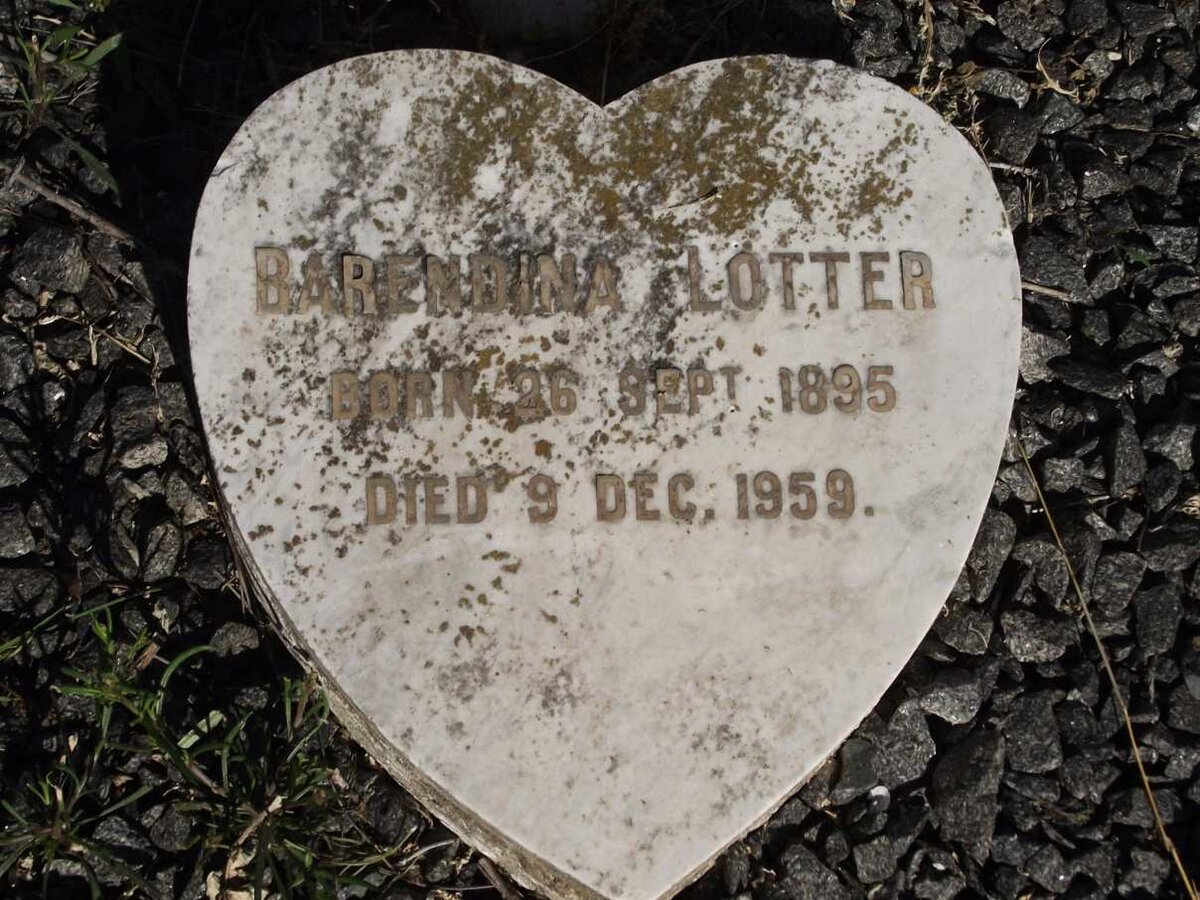 LOTTER Barendina 1895-1959