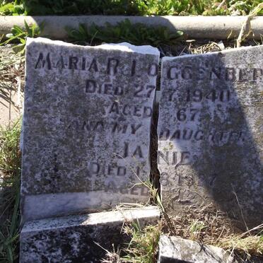 LOGGENBERG Maria R. -1940 :: LOGGENBERG Janie -1927