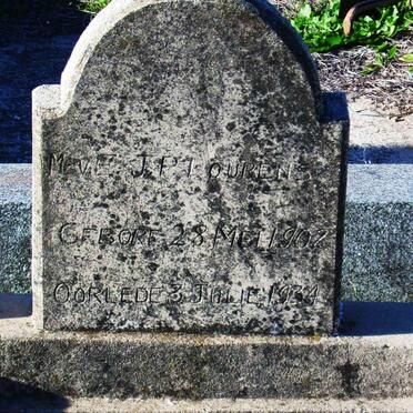 LOURENS E.J.P. 1902-1934