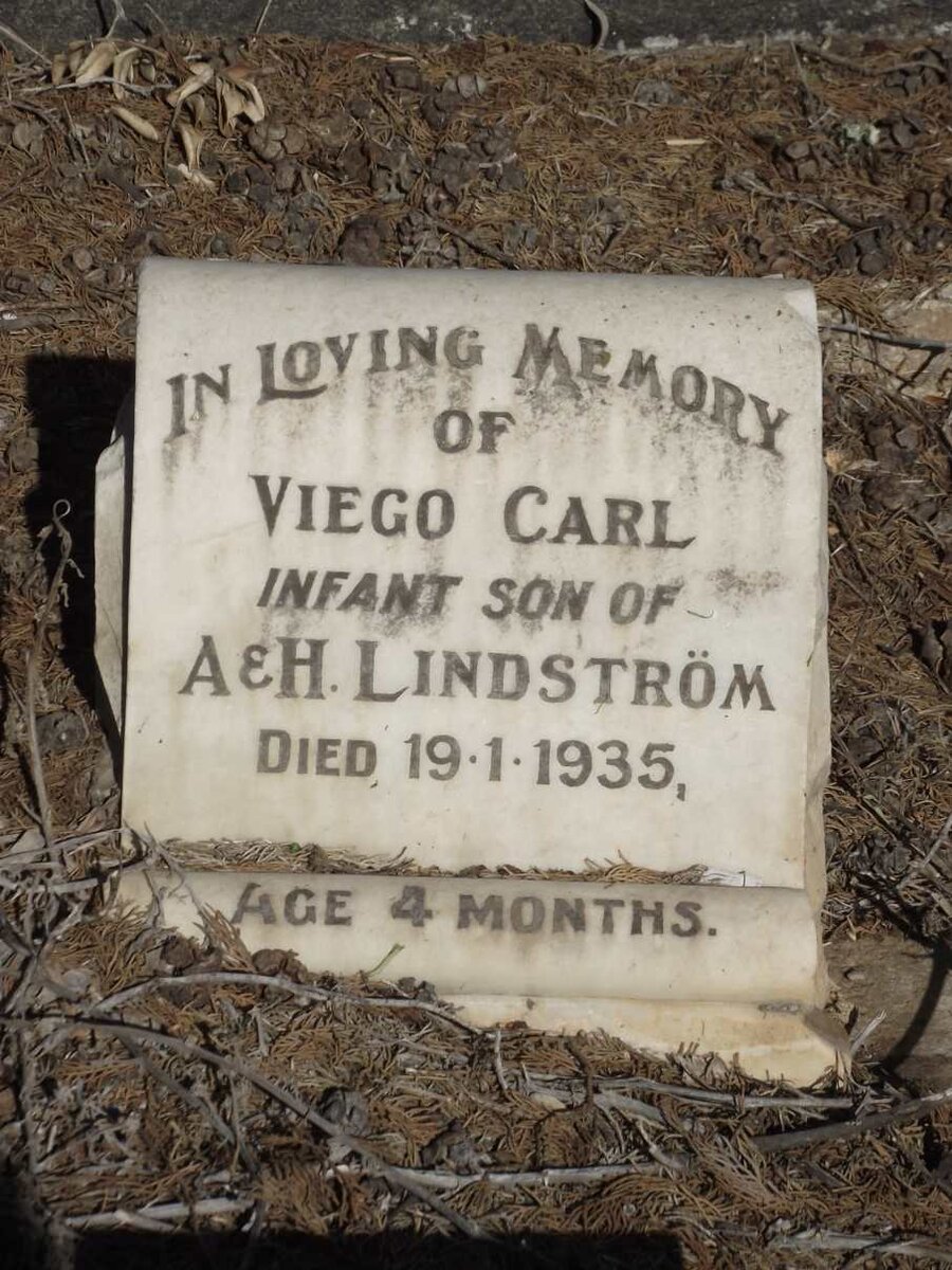 LINDSTROM Viego Carl -1935