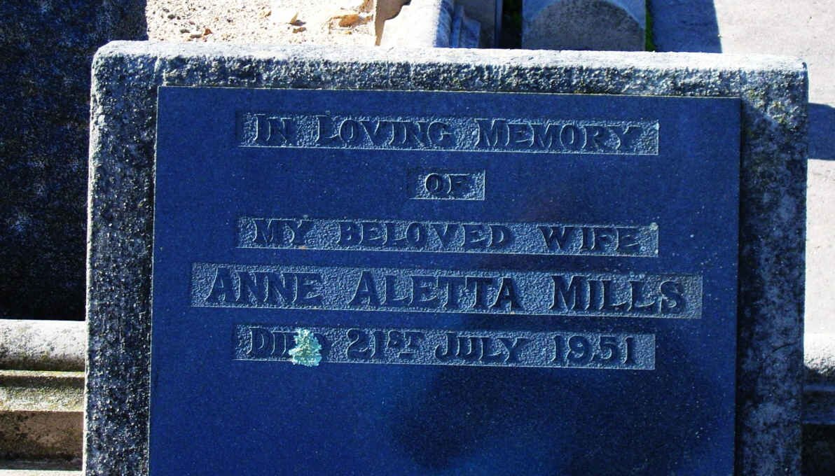 MILLS Anne Aletta -1951