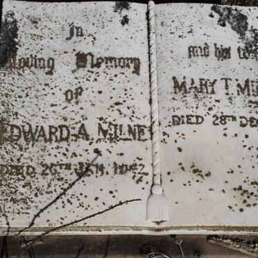 MILNE Edward A. -1942 &amp; Mary T. -1951