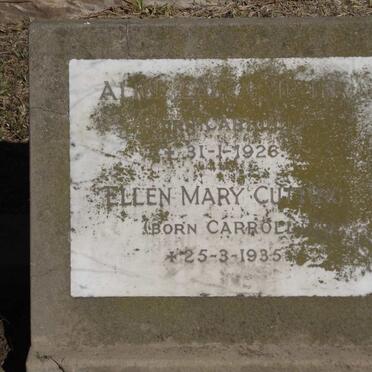 MINTER Alice Laura nee CARROLL -1926 :: CUTTING Ellen Mary nee CARROLL -1935