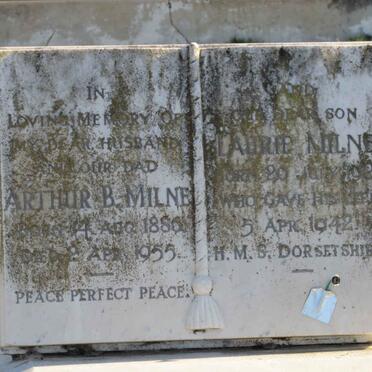 MILNE Arthur B. 1886-1955 &amp; Laurie 1921-1942