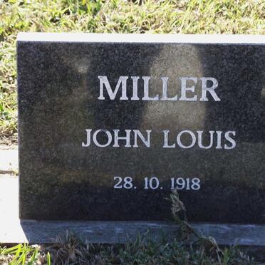 MILLER John Louis -1918
