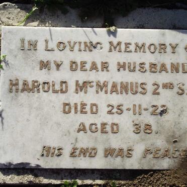 MCMANUS Harold -1923