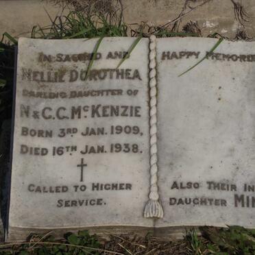 McKENZIE Nellie Dorothea 1909-1938 :: McKENZIE Minnie