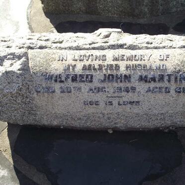 MARTIN Wilfred John -1949