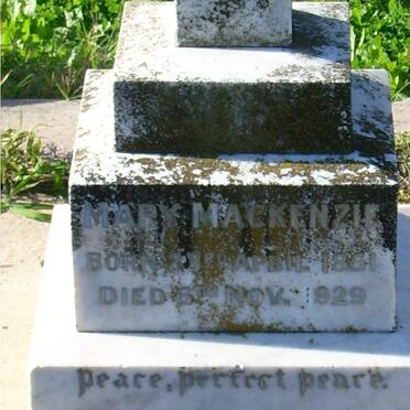 MACKENZIE Mary 1861-1929