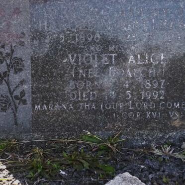 MATTHEWS Harold J. 1896-1948 &amp; Violet Alice BOALCH 1897-1992