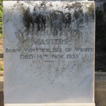 MASTERS Martha Ann -1935