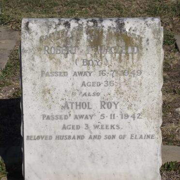 MACLEOD Robert -1949 :: MACLEAOD Athol Roy -1942