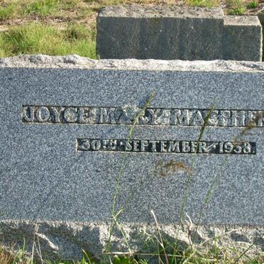 MACPHERSON Joyce Mary -1938