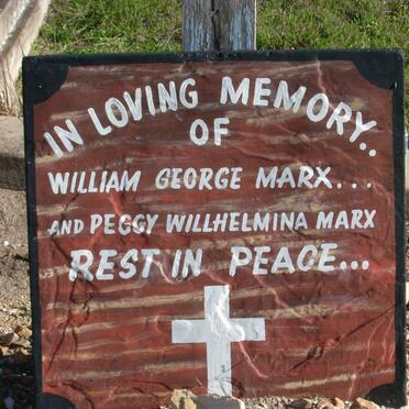 MARX William George &amp; Peggy Wilhelmina