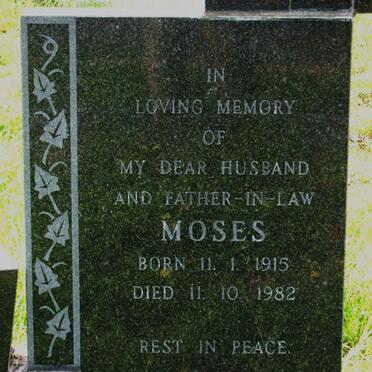 MALGAS Moses 1915-1982