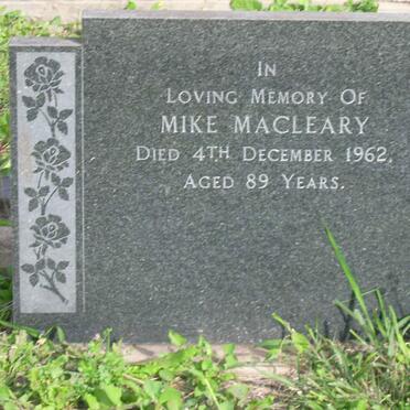 MACLEARY Mike -1962 