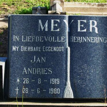 MEYER Jan Andries 1919-1980
