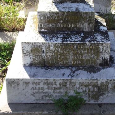 MEYER George Adolph 1853-191 &amp; Elizabeth Ann -1932