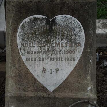 MESSINA Noel Edna 1900-1926