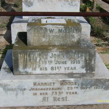 MOORE William John -1918 &amp; Harriet -1920 :: MOORE Fred W. -1916