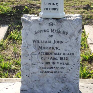 MORRICK William John -1932