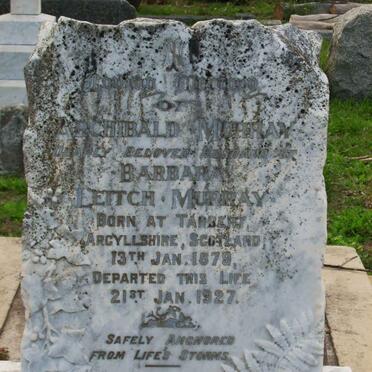 MURRAY Archibald 1879-1927