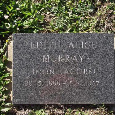 MURRAY Edith Alice nee JACOBS 1888-1967