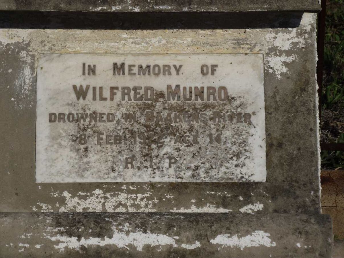 MUNRO Wilfred -1922
