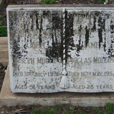 MULLINS John Joseph -1936 :: MULLINS James Douglas -1954