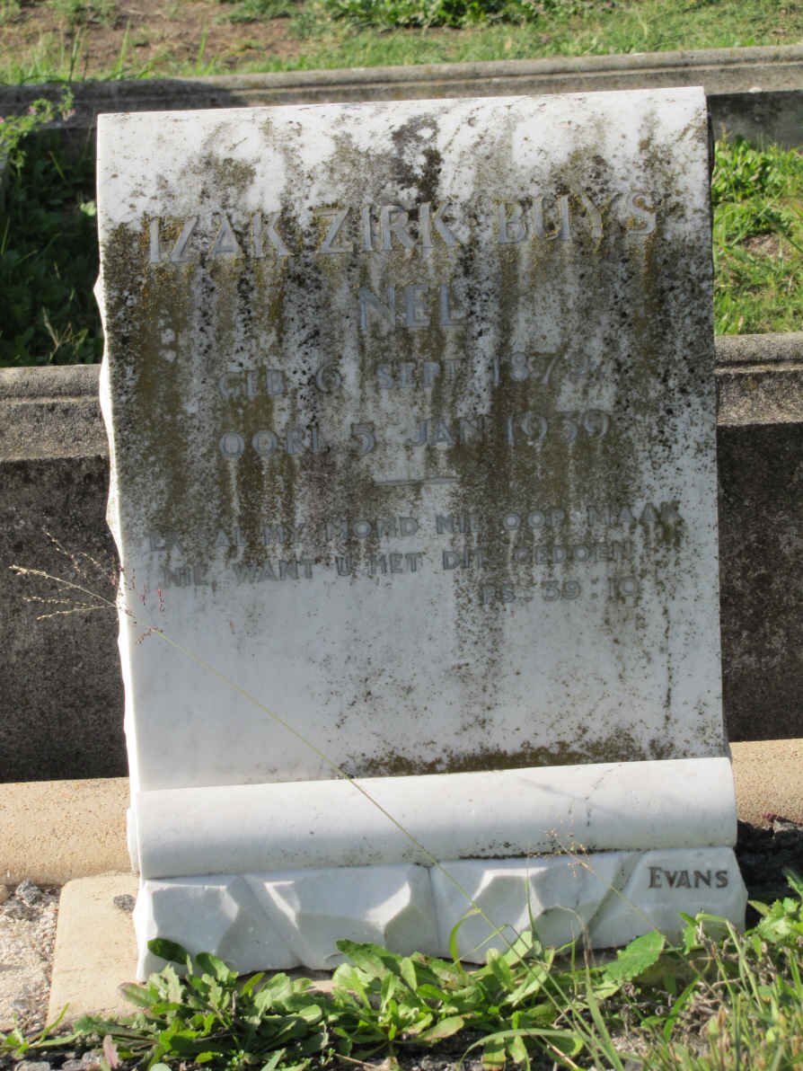 NEL Izak Zirk Buys 187?-1939