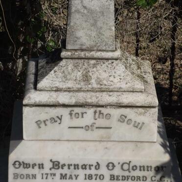 O'CONNOR Owen Bernhard 1870-1894