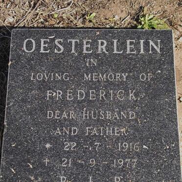 OESTERLEIN Frederick 1916-1977