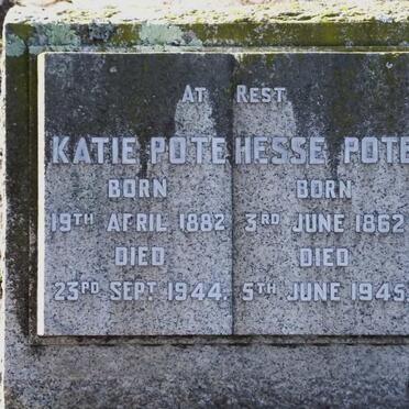 POTE Hesse 1862-1945 &amp; Katie 1882-1944