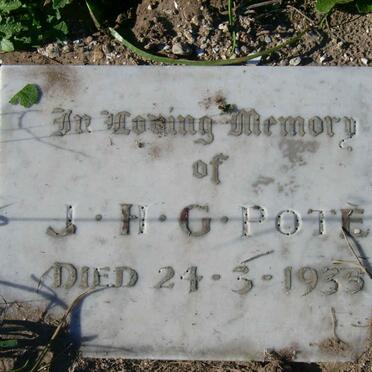 POTE J.H.G. -1935
