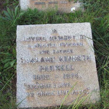 PARNELL Garland Kenneth 1899-1974