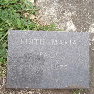 PAGE Edith Maria 1894-1975