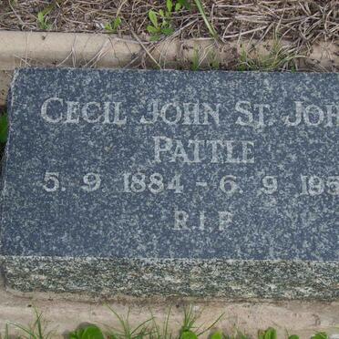 PATTLE Cecil John St.John 1884-1950