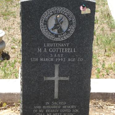 COTTERELL M. A. -1943