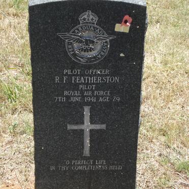 FEATHERSTON R. F. -1941