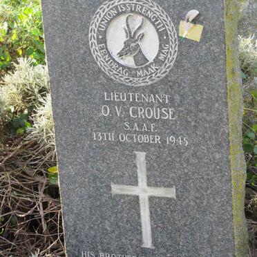 CROUSE O.V. -1945 :: CROUSE Donald -1941