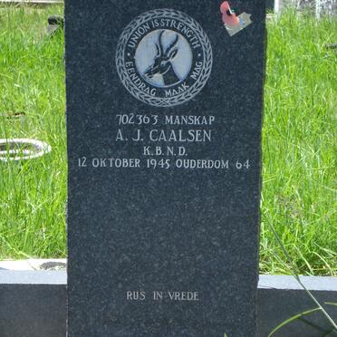 CAALSEN A. J. -1945