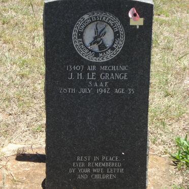 GRANGE J.H. le -1942