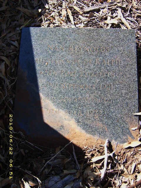 REYNOLDS - Nan 1921-1972