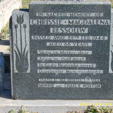 RESSOUW Chrissie Magdalena -1944