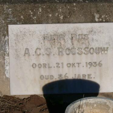 ROUSSOUW A.C.S. -1936