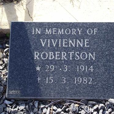 ROBERTSON Vivienne 1914-1982