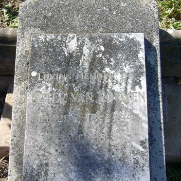 ROOYEN Peter, van -1945