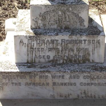 ROBERTSON A.D. Grant -1918