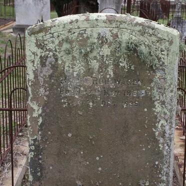 ROLEWAGEN Maria 1889-1899